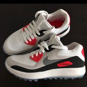 Women’s white /red Nike air zoom 90 it golf shoes